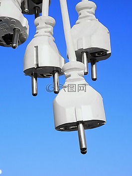 插頭,電纜,行