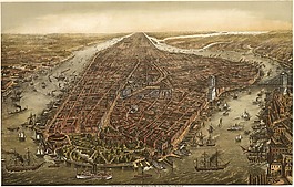曼哈顿,纽约城,1870