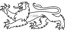 獅子,波峰,符號