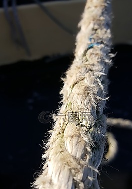 繩子,電纜,船