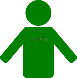 人,符號(hào),綠色
