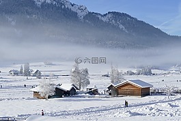 雪,冬天,冷