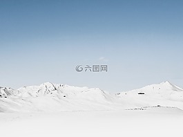 山,雪,冬天