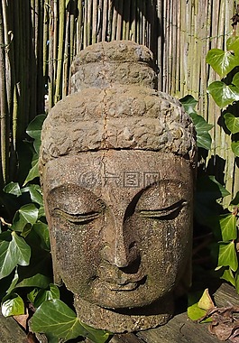 佛,冥想,休息