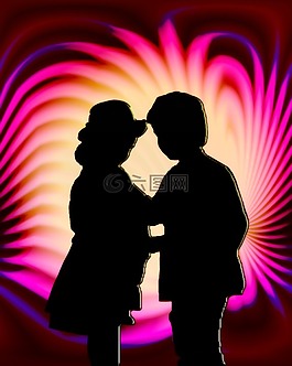 兒童,朋友,友誼