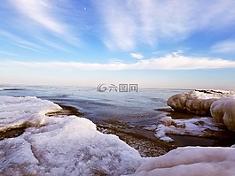 水,景觀,戶外
