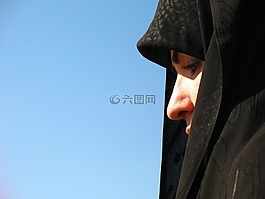 女子,祈禱,宗教