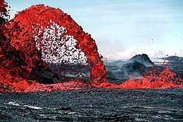 岩浆,火山爆发,辉光