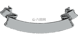 旗幟,紋身,滾動