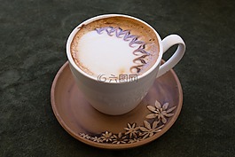 咖啡,布朗,杯
