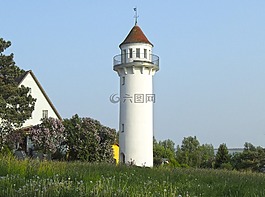 灯塔,波罗的海,haff