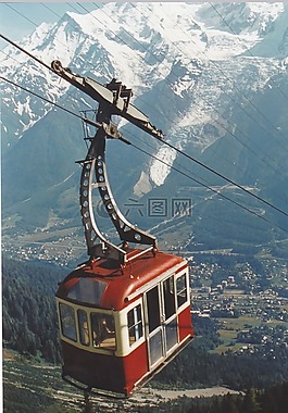 吊車,擦窗機,山