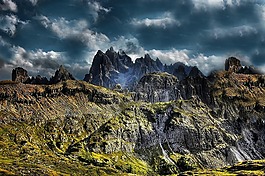cadini,白云巖,山