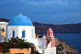 圣托里尼島,cyclades,白色的房子