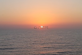 日落,美麗,自然