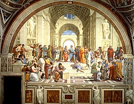 壁画,雅典学院,raffaello sanzio