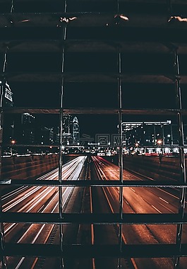 城市,建筑物,黑暗