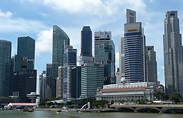 新加坡,天际线,富勒顿