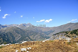 山全景圖,查看,高山