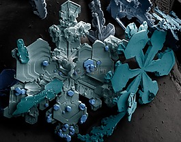 雪,晶体,冰