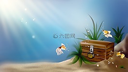 胸部,寶,海