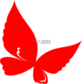 蝴蝶,藝術,紅色