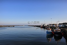 漫步,诺森伯兰,海港