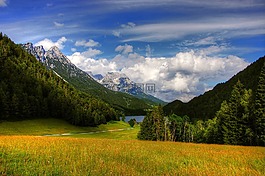 hintersteiner湖,蒂羅爾,奧地利