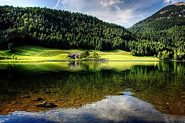 蒂罗尔,山,湖