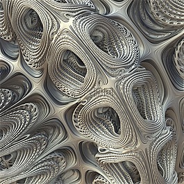 給予,3d,分形