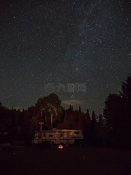 夜,天空,星星