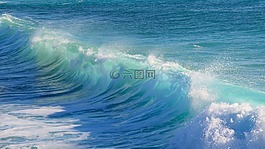 沖浪,水,波