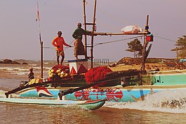 釣魚,傳統(tǒng)的,船