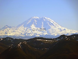 雷尼尔山,景观,座成层火山