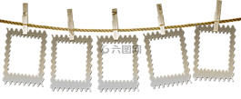 照片,框架,繩
