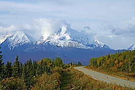 阿拉斯加州,荒野,山