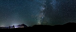 星系,天空,夜