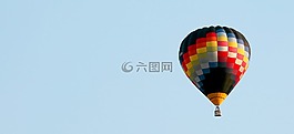 氣球,孤立,天空