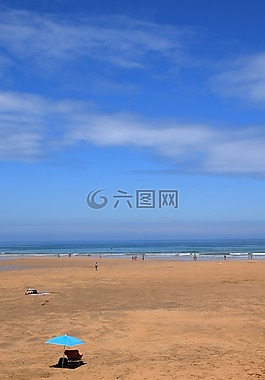 海灘,陽(yáng)傘,海
