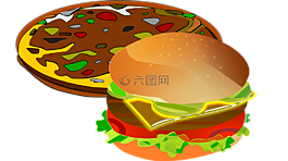 比薩,食品,午餐
