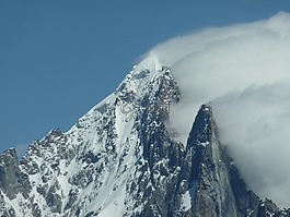 夏蒙尼,山,景觀