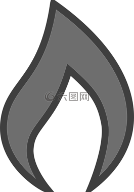 火,火焰,灰色