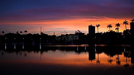 日落,黎明,全景