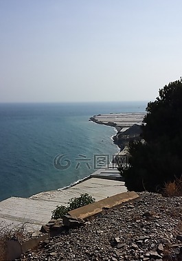 意大利,海,景觀