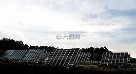 天空,云,樹