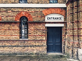 入口,門,磚