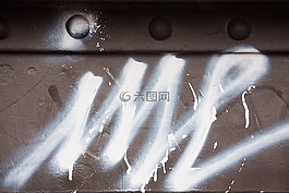 涂鴉,金屬,那些