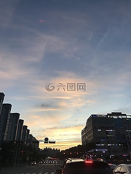 日落,城市分析的各種