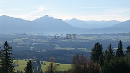 阿爾高,全景,山