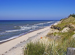 波羅的海海海灘,沙丘,爾根